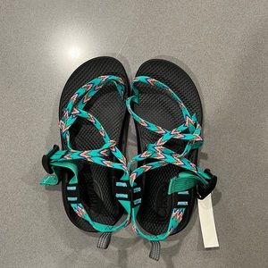 Chaco ZX1-EcoTread Sandals. Big girls size 4 in Mint Leaf. Brand New/Never Worn